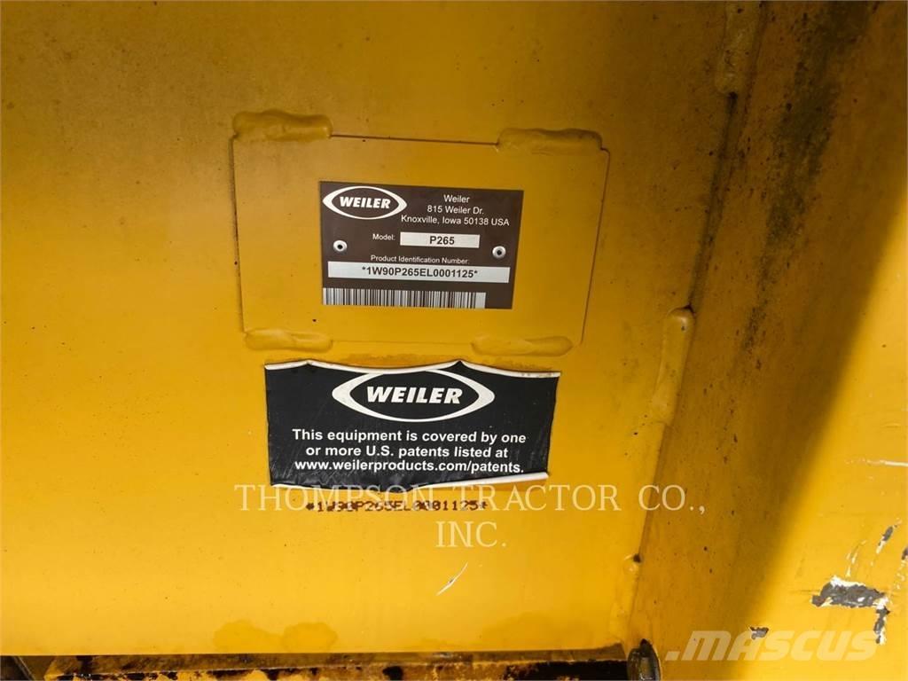 Weiler P265FV Finitrici