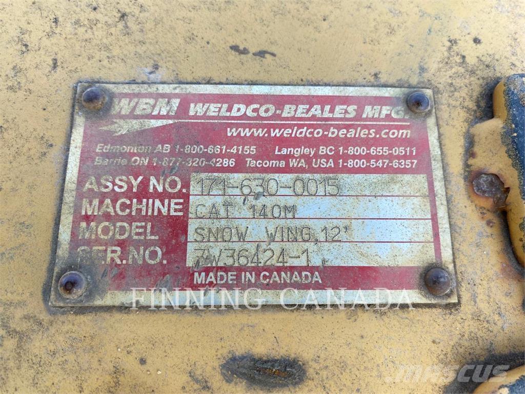 Weldco Beales 140M Spazzaneve