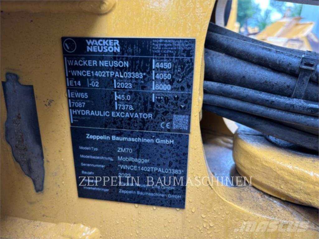 Zeppelin ZM70 Escavatori gommati