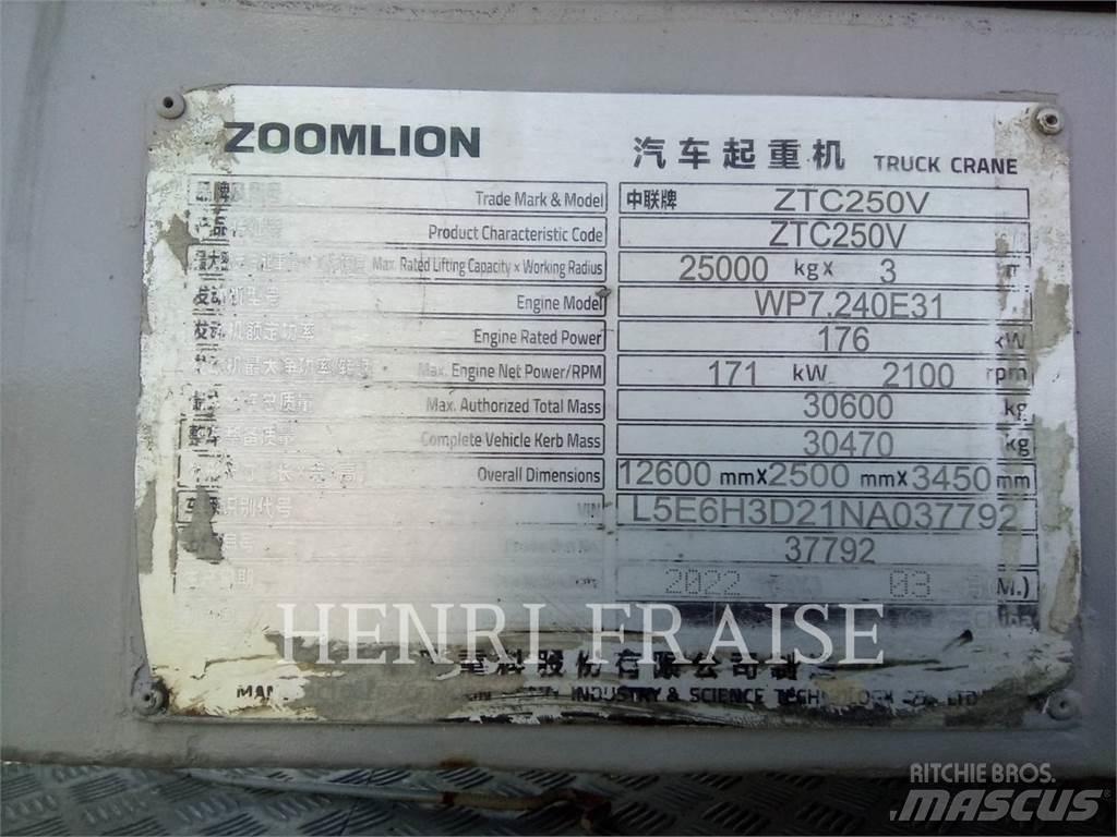 Zoomlion ZTC250V31 Gru per tutti i terreni