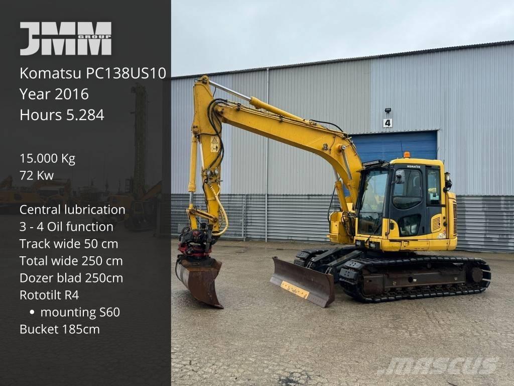 Komatsu PC 138 US-10 Escavatori cingolati