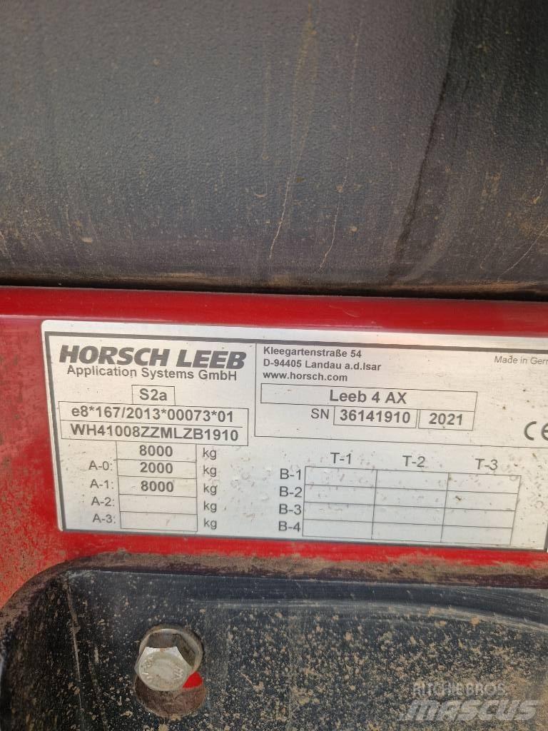 Horsch Leeb 4 AX Irroratrici trainate