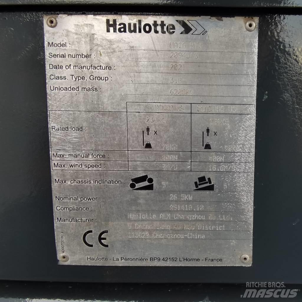 Haulotte HA16RTJ Piattaforme a braccio articolato