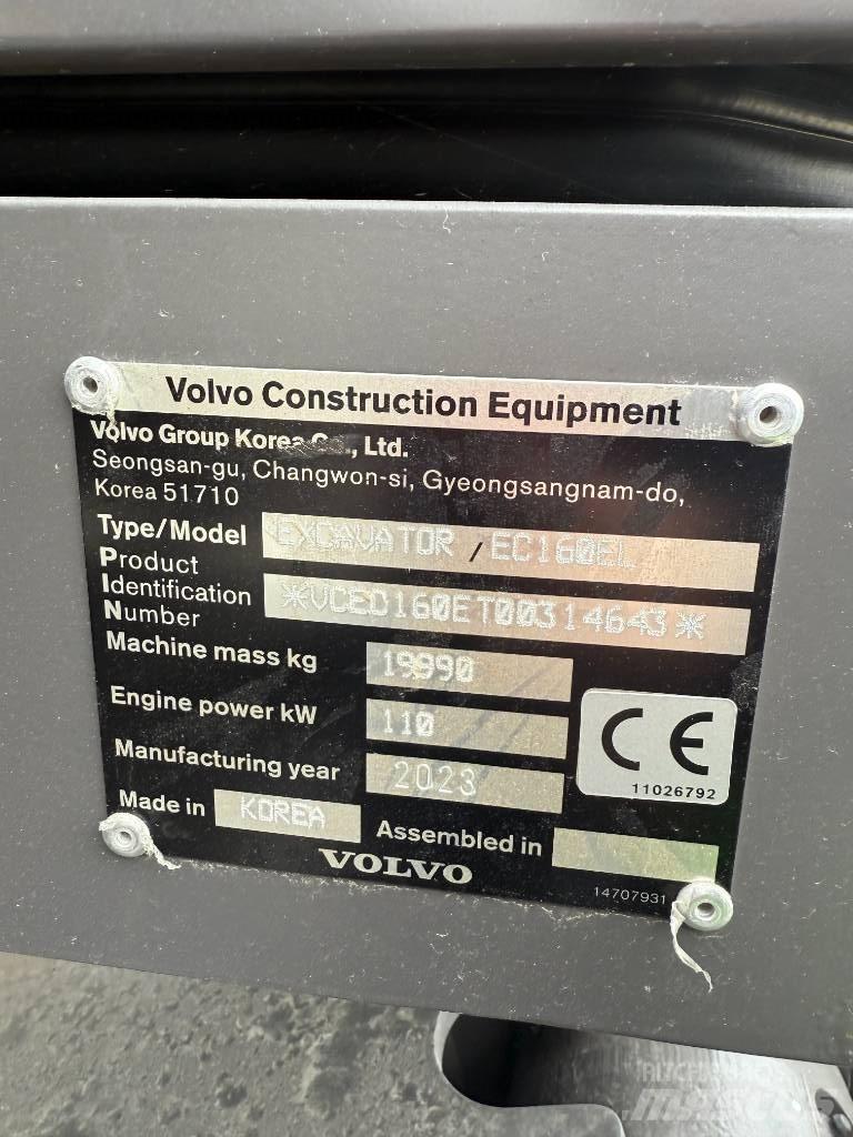 Volvo EC 160 E Escavatori cingolati