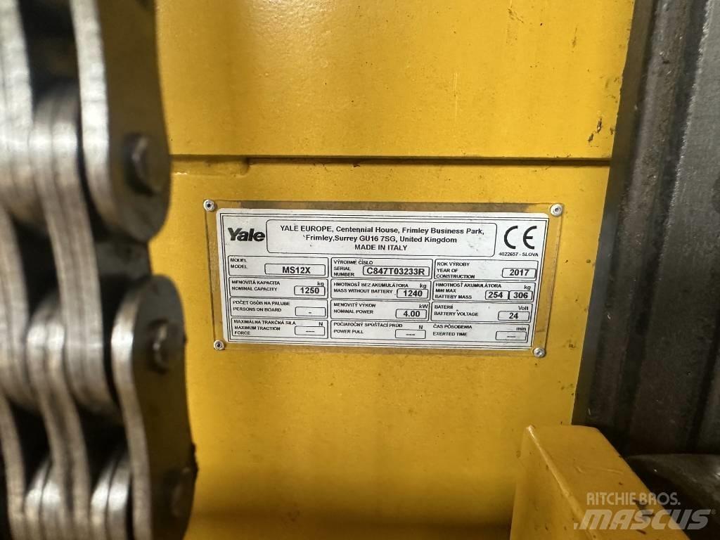 Yale MS12X Transpallet uomo a terra