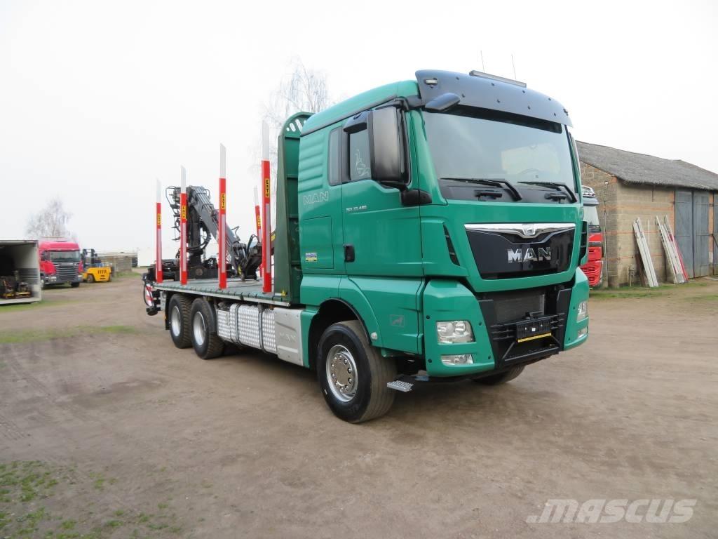 MAN TGX 33.480 Camion trasporto legname