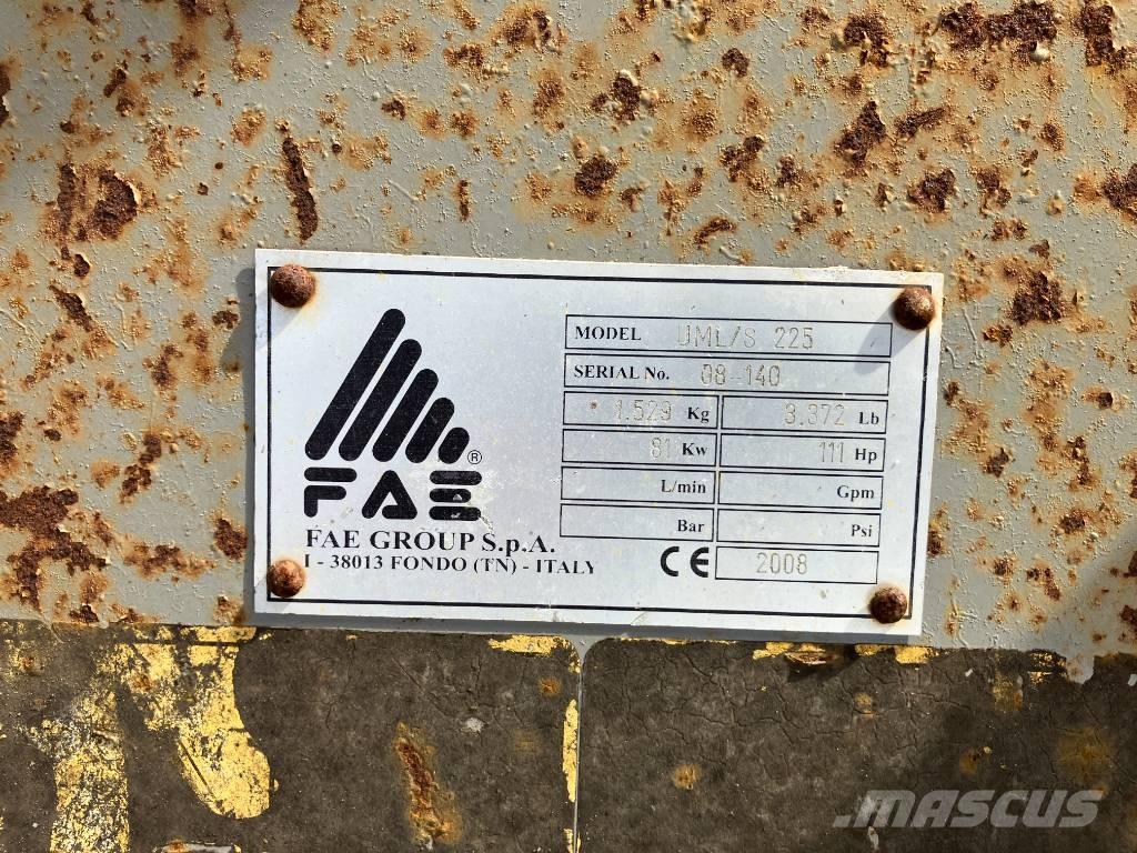 FAE UML/S 225 Erpici rotanti e motozappe