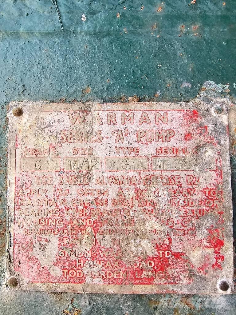 Warman pump 14/12'' Draghe