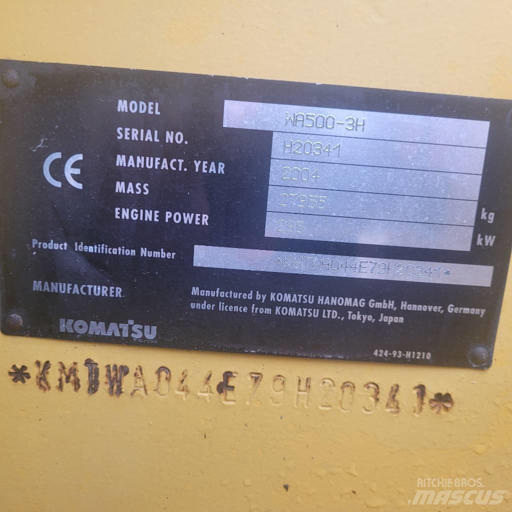 Komatsu WA500 Pale gommate