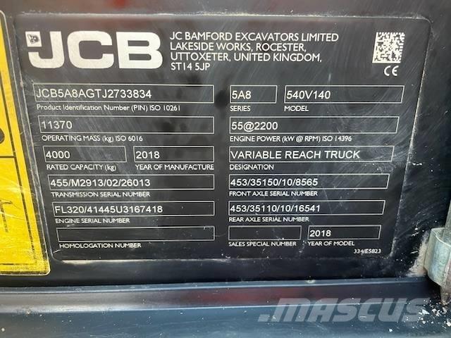 JCB 540-140 Sollevatori telescopici