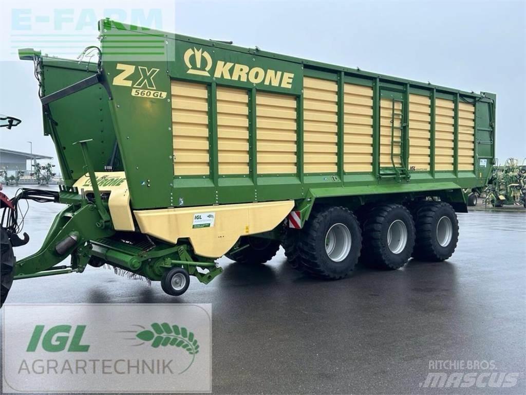 Krone zx 560 gl Carri per la granella