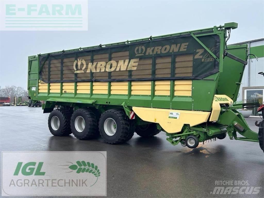 Krone zx 560 gl Carri per la granella
