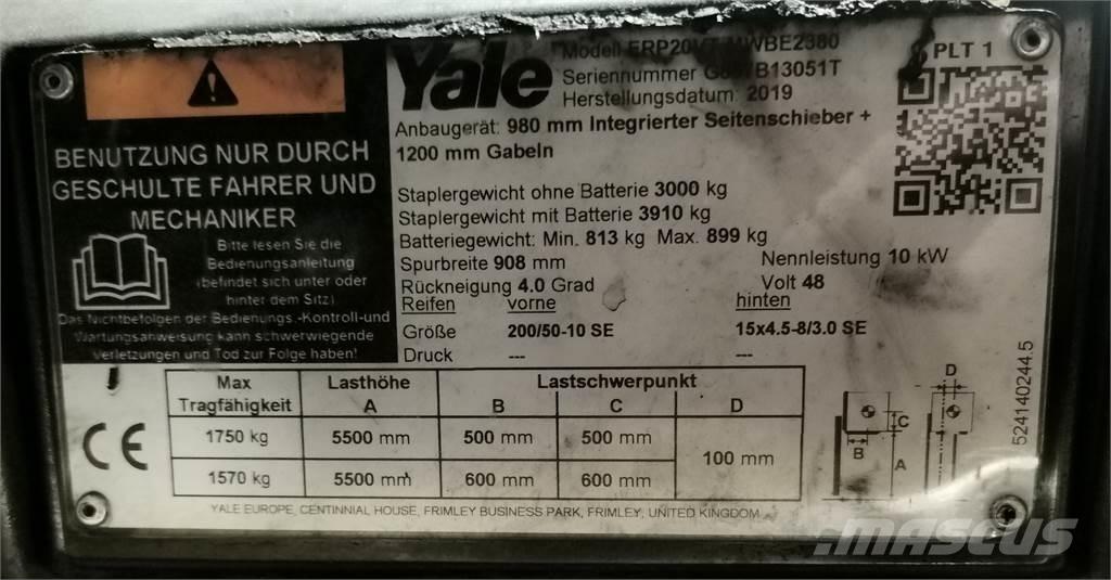 Yale ERP20VT MWB Carrelli elevatori elettrici