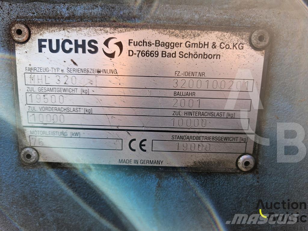 Fuchs MHL 320 Escavatori gommati