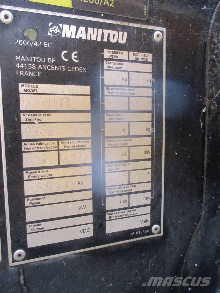 Manitou 160 ATJ Piattaforme a braccio articolato