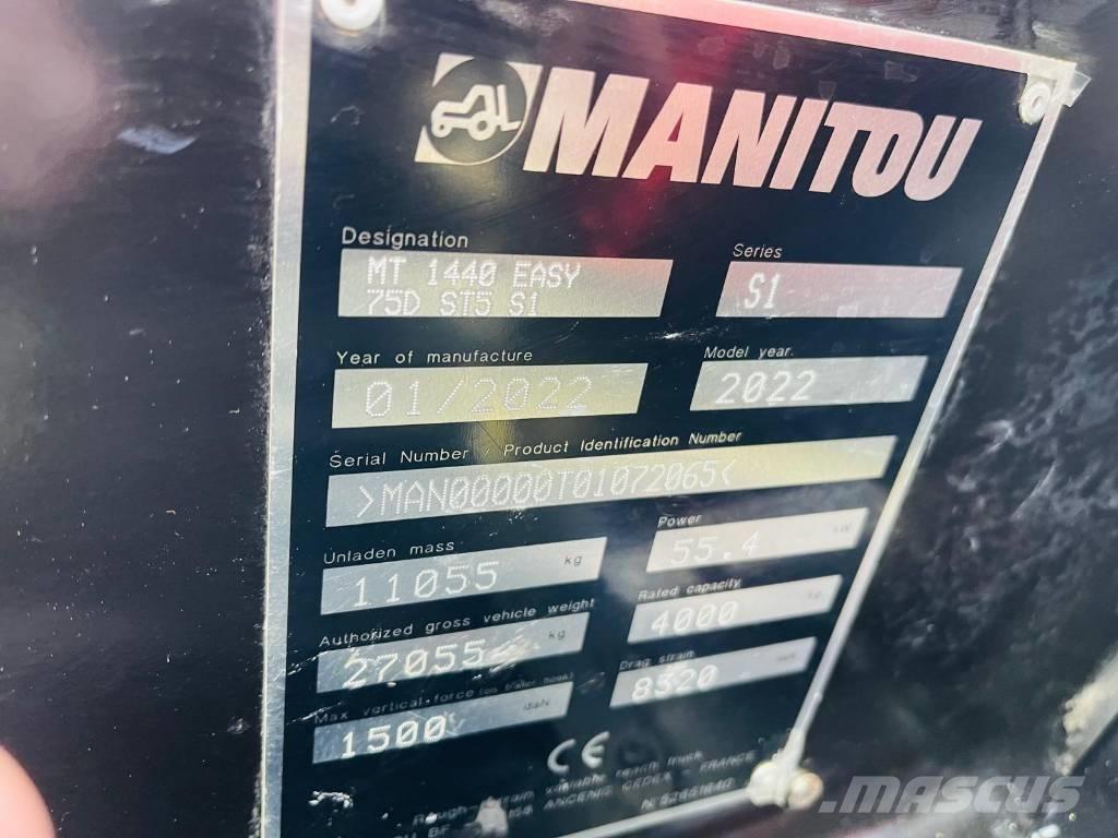 Manitou MT 1440 Easy Sollevatori telescopici