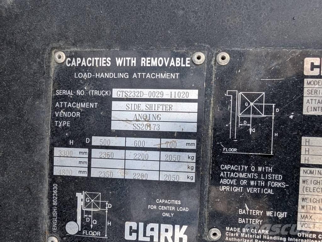 Clark GTS 25 D Carrelli elevatori diesel