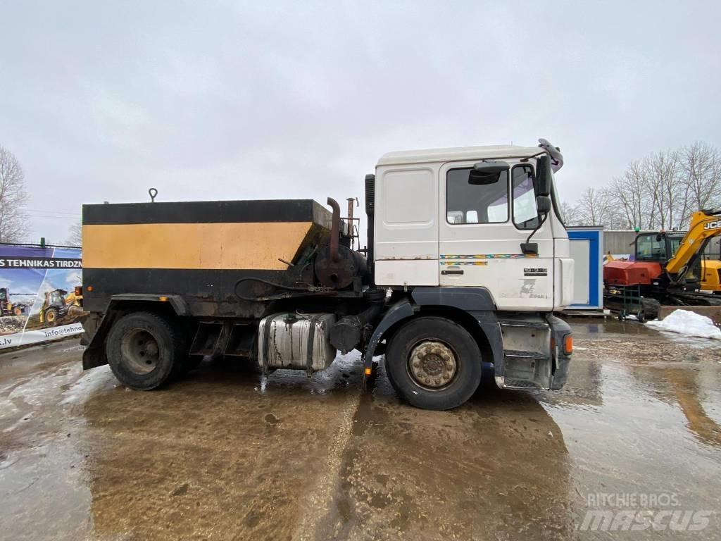 MAN 19.343 FLL Termocontainer per asfalto