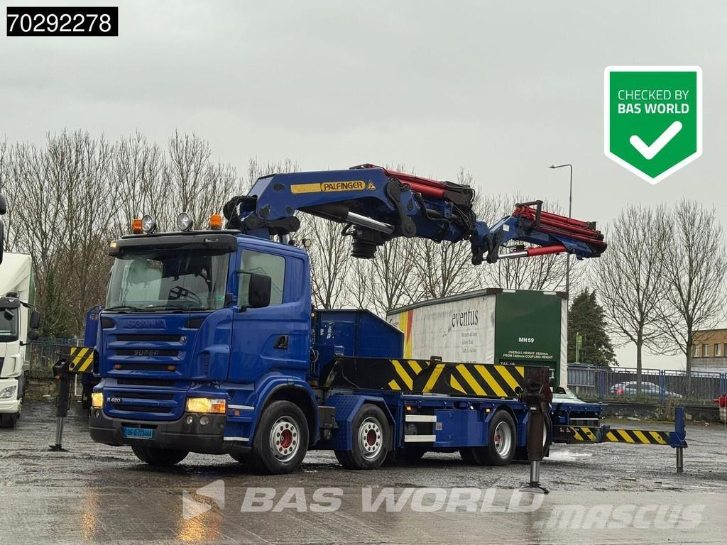 Scania R420 8X2 Camion con sponde ribaltabili