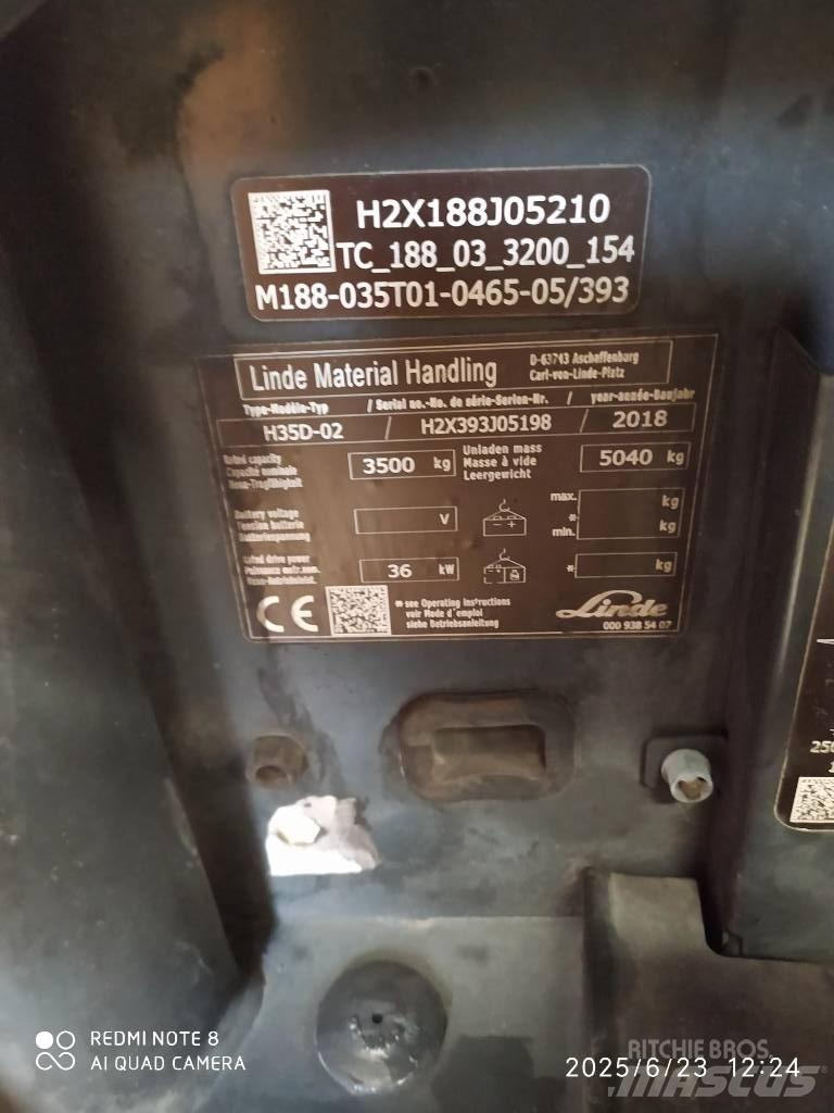 Linde H 35 D Carrelli elevatori diesel