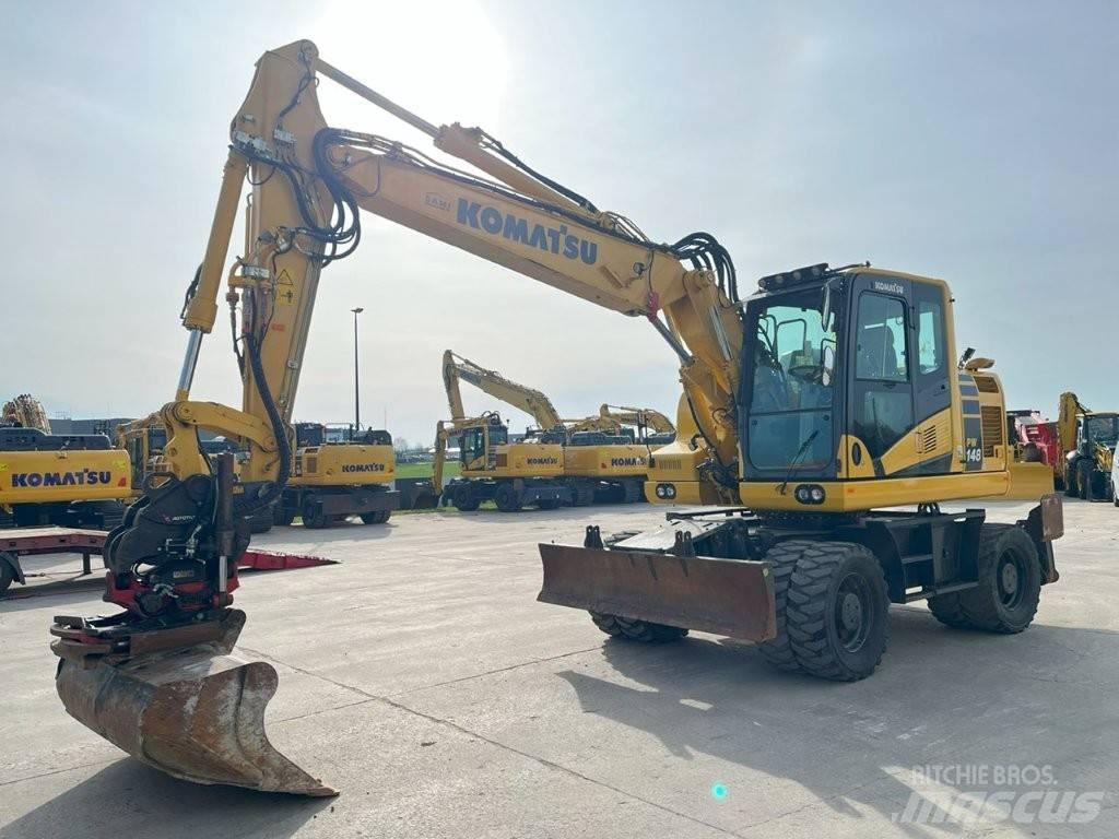 Komatsu PW 148-11 Escavatori gommati
