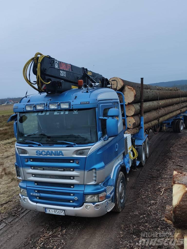 Scania R 620 Camion trasporto legname