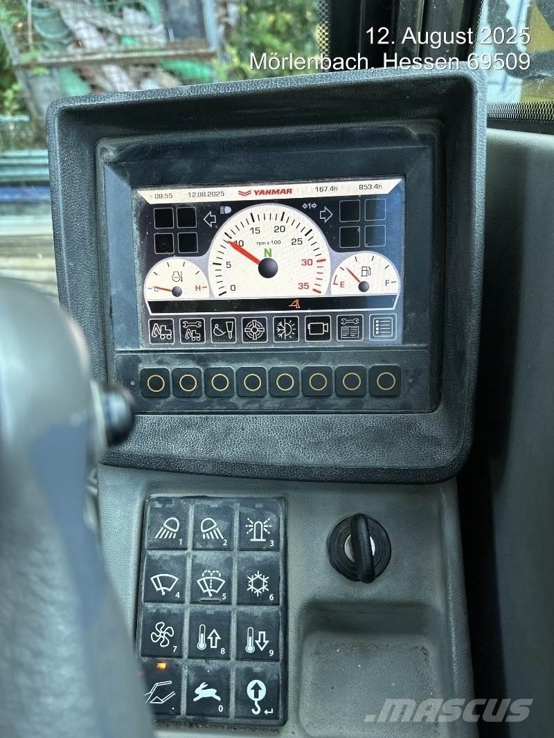 Yanmar B75W Escavatori gommati