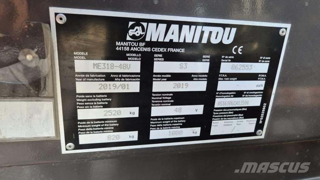 Manitou ME 318 Carrelli elevatori elettrici