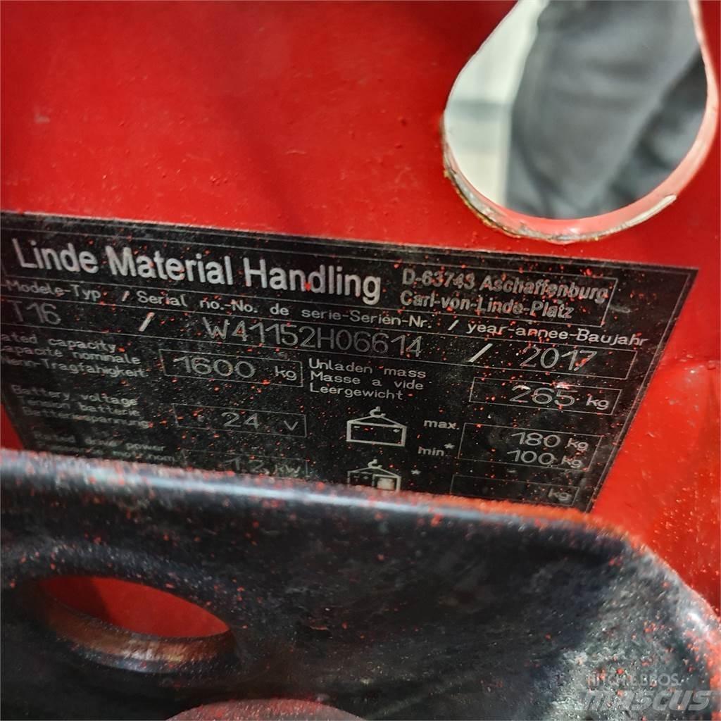 Linde T16 Transpallet manuale