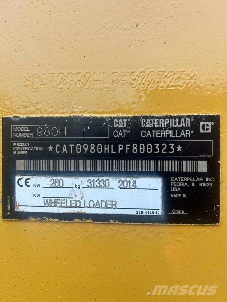 CAT 980H Pale gommate