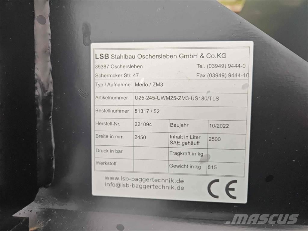 LSB U25-245 Accessori per pale frontali