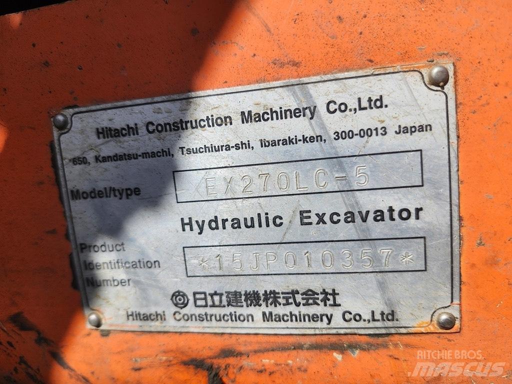 Hitachi EX 270 LC-5 Escavatori cingolati