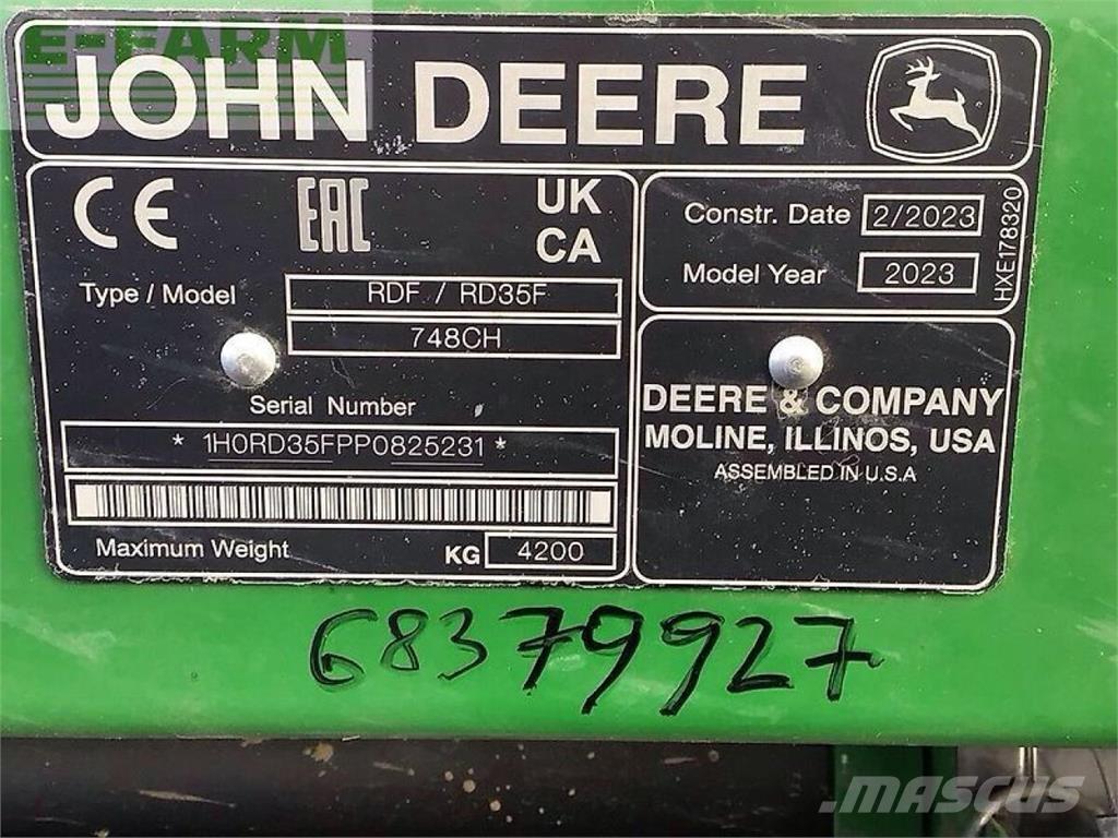 John Deere s 780 Mietitrebbiatrici