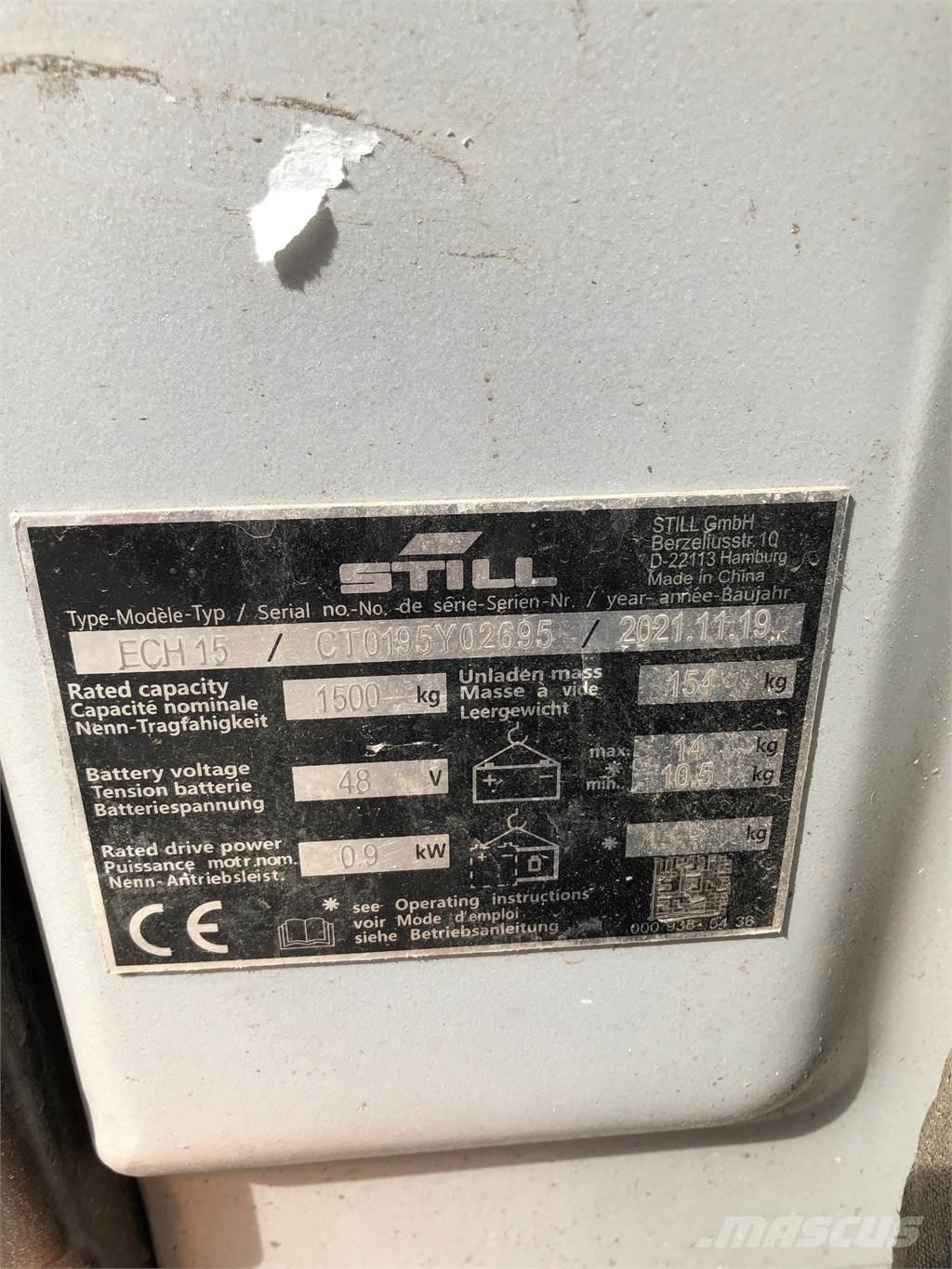 Still ECH 15 Transpallet manuale