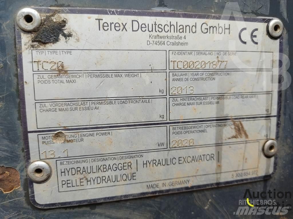 Terex TC 20 Miniescavatori