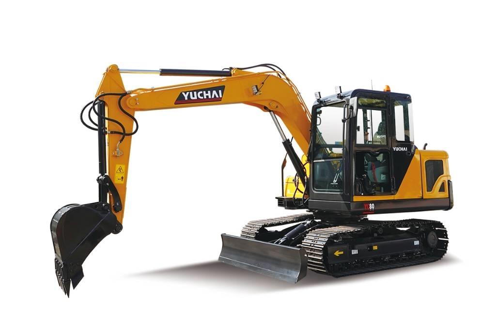 Yuchai YC80 PREMIUM Escavatori cingolati