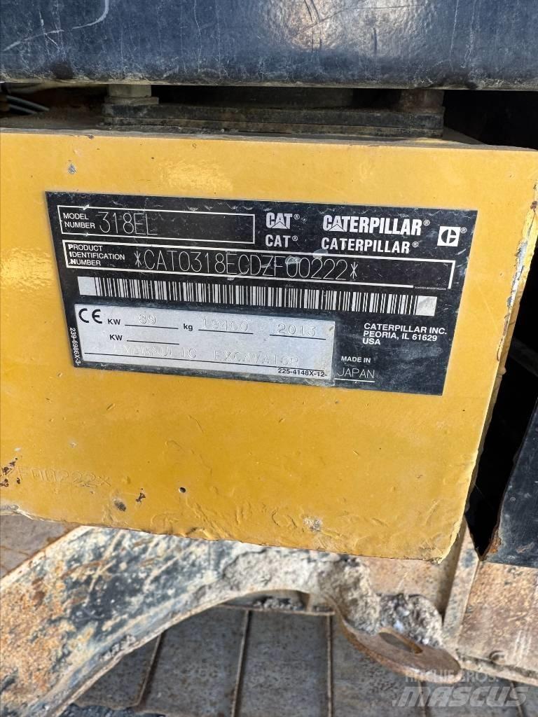 CAT 318 E L Escavatori cingolati