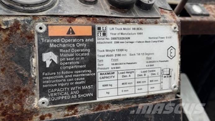 Hyster H 8.00 XL 5 Carelli stoccatori  automatici-usati