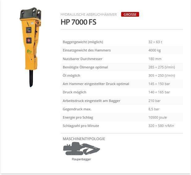 Indeco HP 7000 FS Martelli - frantumatori