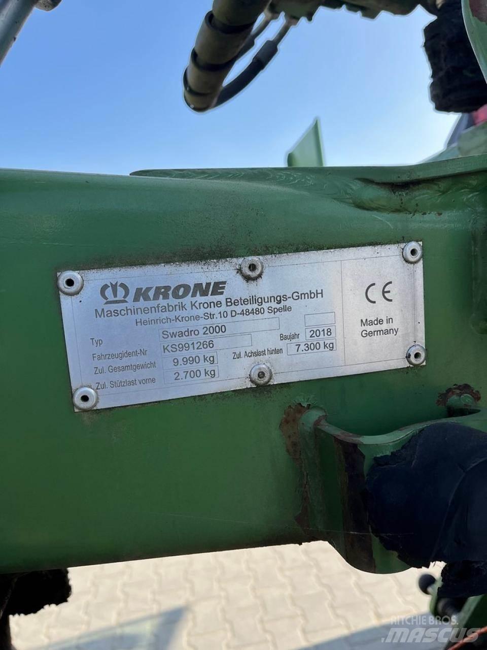 Krone Swadro 2000 Falciandanatrici