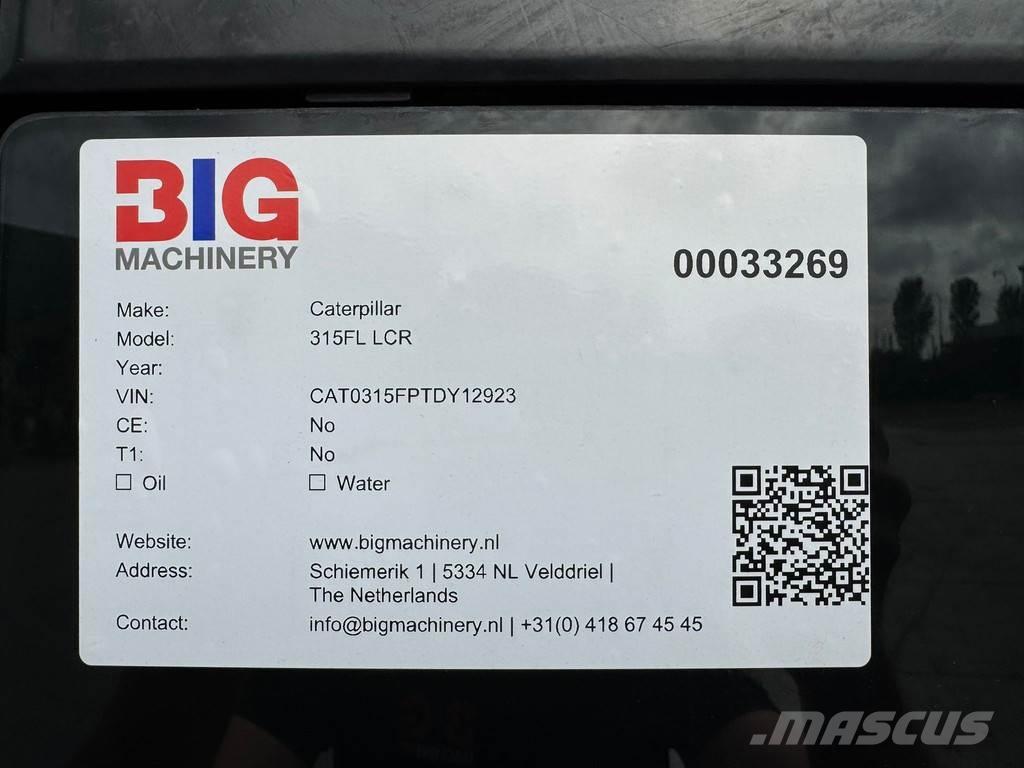 CAT 315F LCR Escavatori cingolati