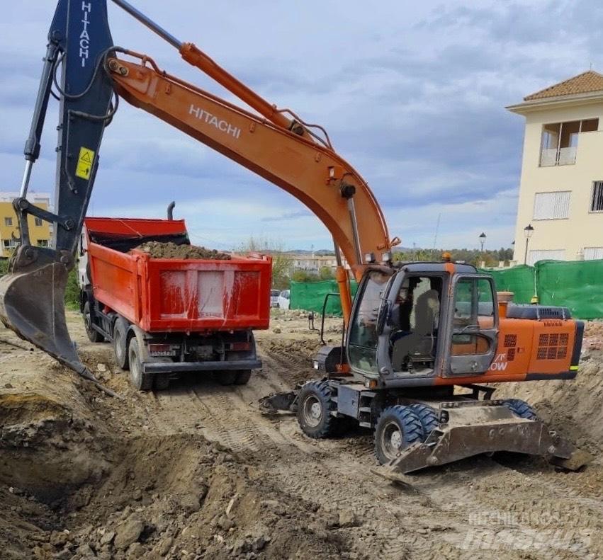 Hitachi ZX 210 W Escavatori gommati