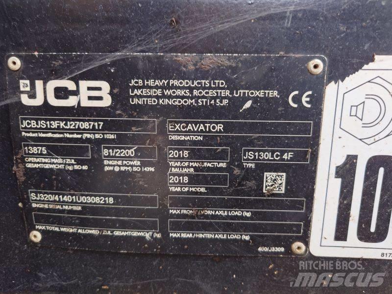 JCB JS 130 LC Escavatori cingolati