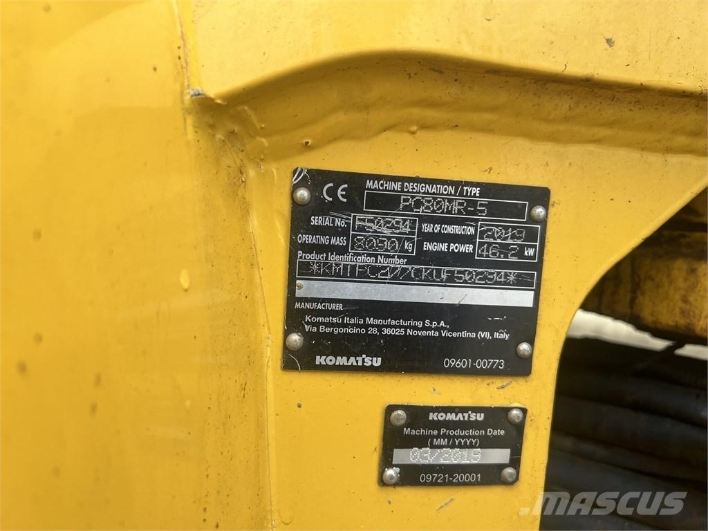 Komatsu PC 80 MR Escavatori medi 7t - 12t
