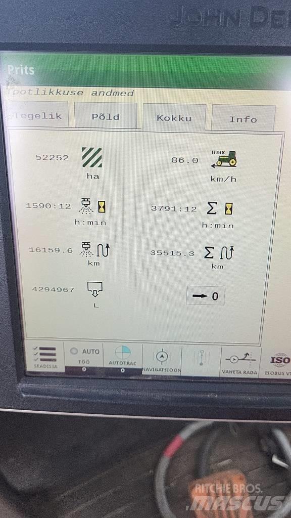 John Deere 962 i Irroratrici trainate