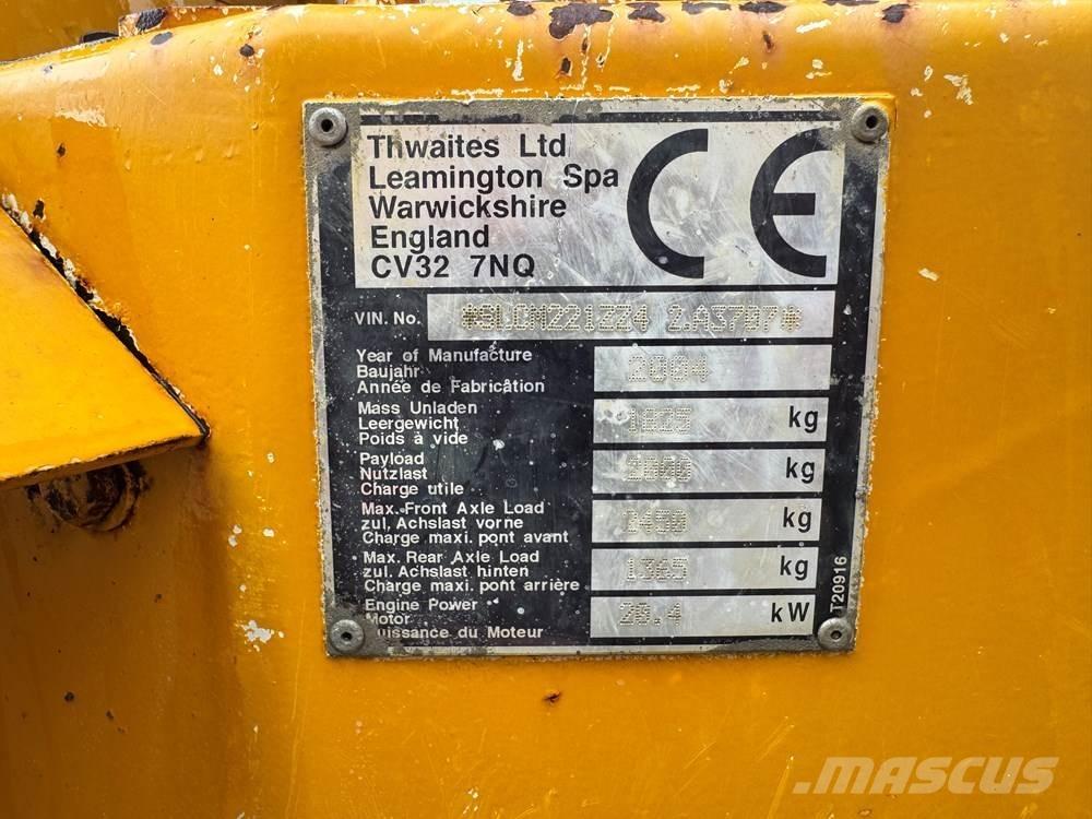 Thwaites 2T ST Mini dumper