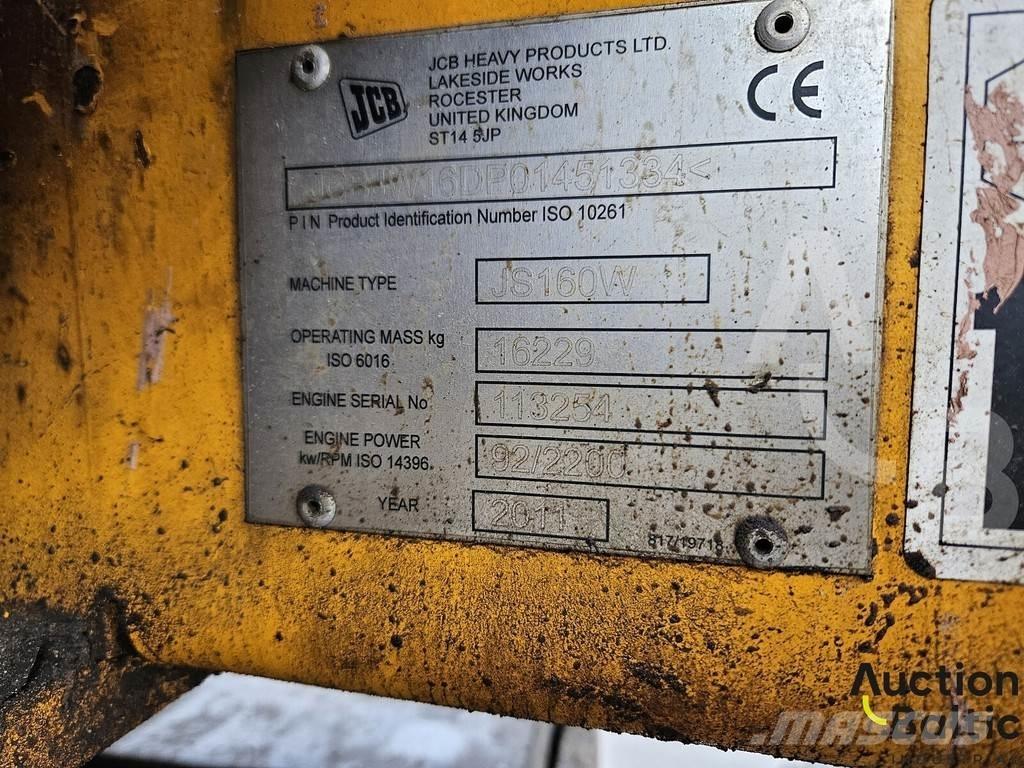 JCB JS 160 W Escavatori gommati
