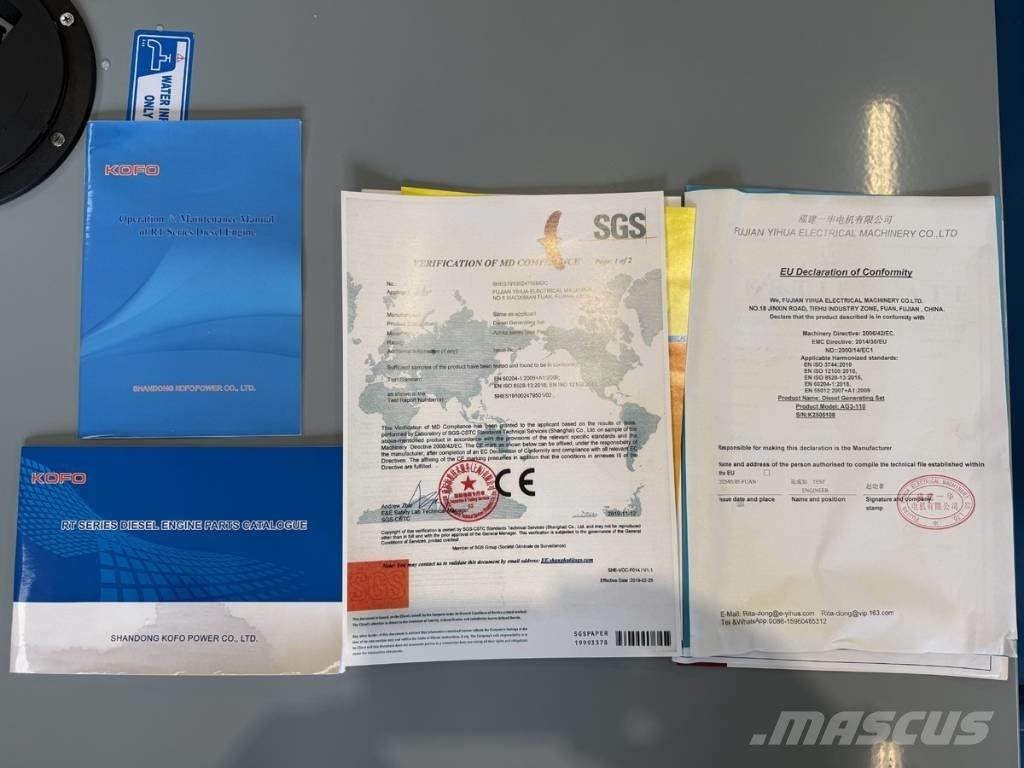 Ashita 110 kva Generatori diesel