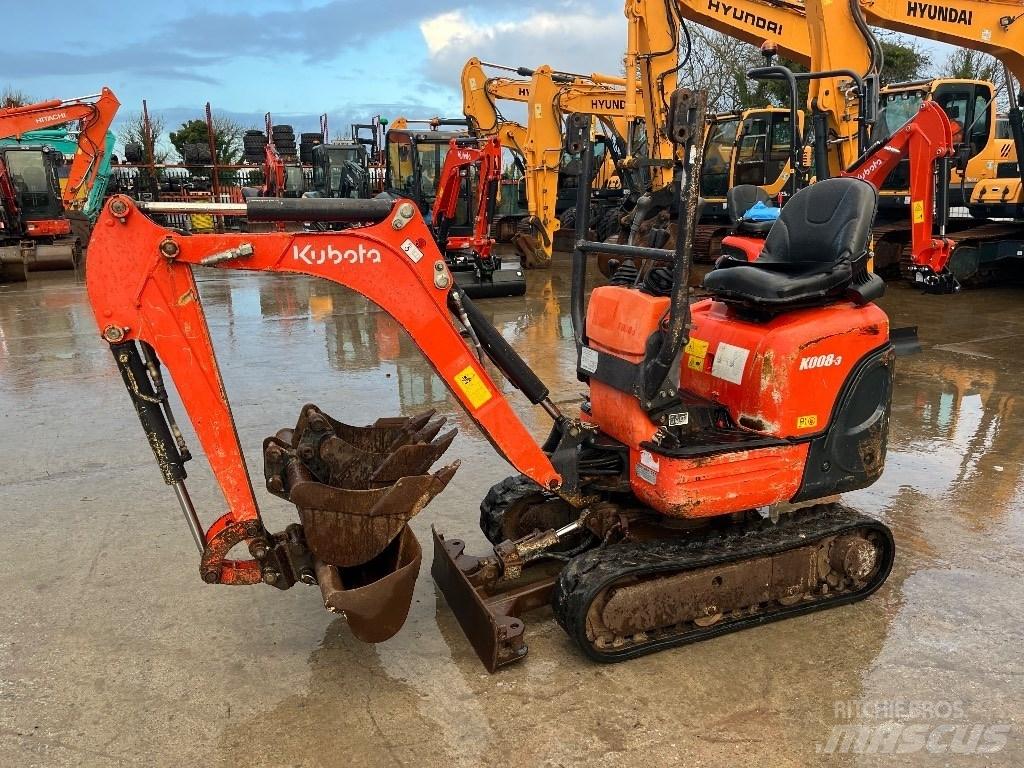Kubota K 008-3 Miniescavatori