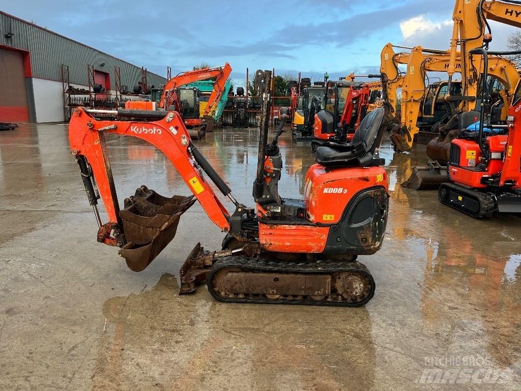 Kubota K 008-3 Miniescavatori